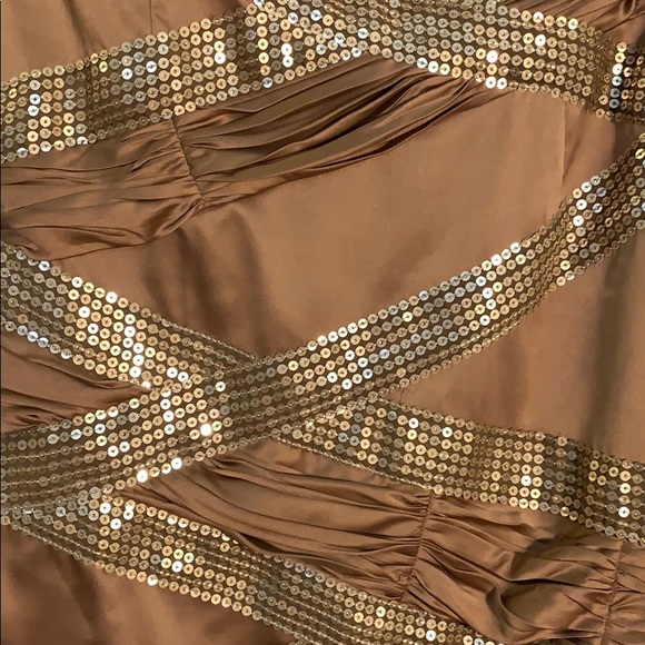 Arden B Gold Dress Size Small - Picture 5 of 7